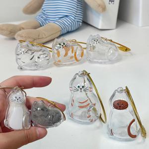 퍼볼캣키링 고양이 열쇠고리 펫링 털보관 감성 가방장식 키홀더