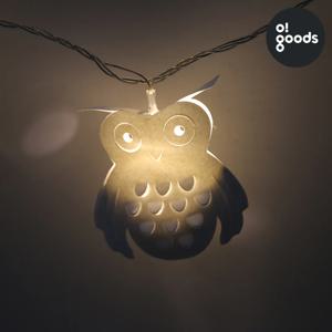 크리스마스전구 종이 부엉이 4m 20구