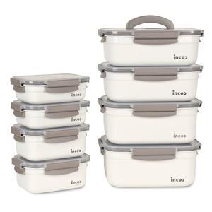 인콕 스텐 밀폐용기 스텐콕 크림 27호세트