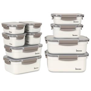 인콕 스텐 밀폐용기 스텐콕 크림 28호세트