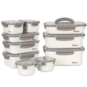 인콕 스텐 밀폐용기 스텐콕 크림 29호세트