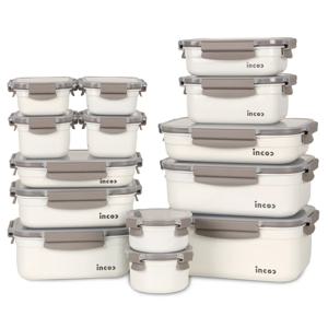 인콕 스텐 밀폐용기 스텐콕 크림 30호세트