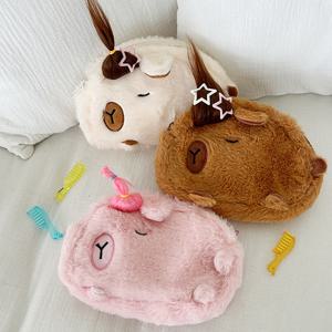 번개맞은 앞머리 꾸미기 두더지필통