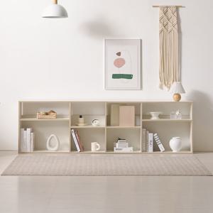 올인원 시즌2 파티션 책장 겸 거실장 2Colors 국내제작상품 파티션겸용 선반장