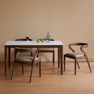 루마니아 헤이 1400 4인 세라믹 식탁세트 2colors