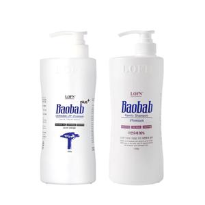 바오밥 트리트먼트 플러스 1000g + 패밀리 샴푸 1,000ml
