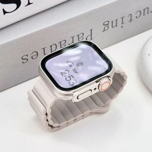애플워치 울트라 커스텀 풀커버 케이스 10 9 8 7 6 강화유리 액정보호