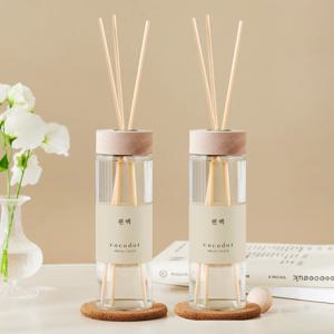 [1+1] 우드 디퓨저 440ml 2개 (모던/우디/글라스바틀/여름인테리어소품)