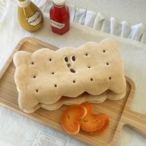 진짜같은 크래커 과자모양 천필통 펜파우치