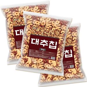 대추슬라이스칩 1kg*3팩