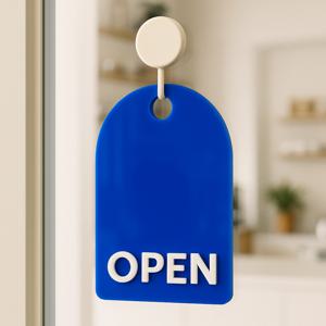 컬러 양면 오픈클로즈 팻말 아치형 도어사인