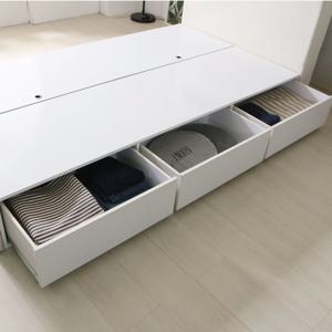 풀 수납형 침대프레임 서랍 슈퍼싱글 침대(패브릭/인조가죽선택/헤드선택)2color