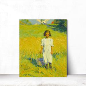 유화풍 명화 추상화 풍경화 들판 자연 인테리어 캔버스 그림 액자 31x41cm