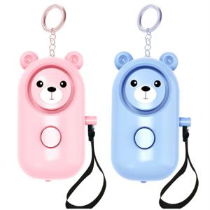 안전 호신용 경보기 130dB 알람 호루라기 LED 라이트 휴대용 키링 학생 여성 필수템