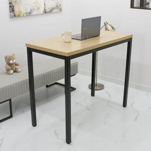 서서 일하기 스탠딩 컴퓨터 책상 1100 x 600 H986 조립식 블랙 철제 프레임
