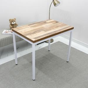 W900 x D600 빈티지컬러 화이트다리 입식테이블 / 홈오피스책상 LWV9060