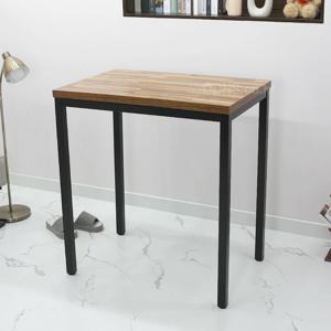 W900 x D600 밤부컬러 40각 철재다리 스탠딩 홈오피스책상 LHB9060