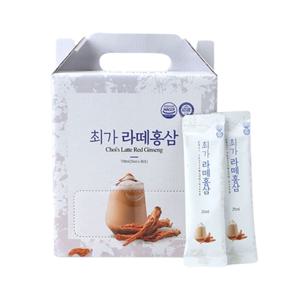 최가 라떼홍삼 홍삼 농축액 커피 음료 스틱 (25ml 30포)