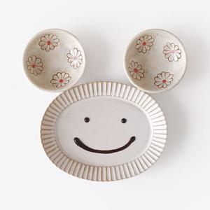 마가렛 꽃무늬 종지