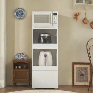 모더니 2단 슬라이딩 밥솥수납장 커피머신장