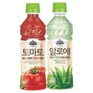 가야농장 토마토 알로에 340ml 24개