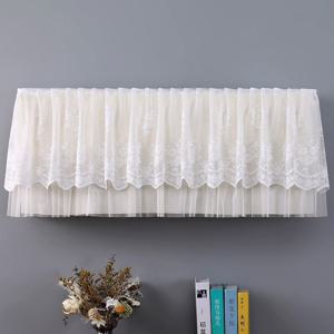 [해외] 벽걸이 에어컨 커버 레이스 메쉬 가리개