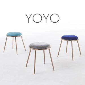 에펠 로즈골드 벨벳 스웨이드 원형 스툴 화장대의자