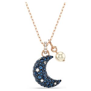 Sublima 펜던트, 크리스털 펄, 달, 멀티컬러, 18K 로즈 골드 피니시