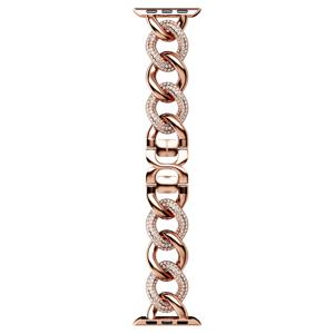 체인 스트랩, Apple Watch® 40mm, 41mm 용, 로즈 골드 톤 피니시