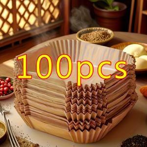 TEMU 100팩/50팩 두꺼운 에어프라이어 라이너 - 무코팅, 오븐 및 전자레인지용 내열성 논스틱 양지, 가정 및 상업용 범용 (할로윈, 크리스마스, 추수감사절, 이스터, 하누카)|에어프라이어