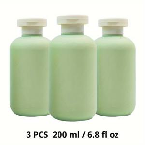 TEMU 200/260/300/400/500ml 바디 로션 병 3개 세트, 샴푸 욕조 디스펜서 병