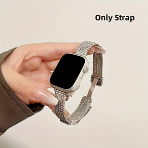 TEMU Apple Watch 스트랩을 위한 적합한 제품으로, for iwatch Ultra/2 시리즈, IWatchS10/9/8/7/6/5/4/3/2/1SE 38/40/41/42/44/45/46/49mm Ultra 밀가루 스트랩, 자석 스테인리스 스틸 밀라노 루프 밴드, 남성과 여성용으로 인기가 많은 스타일입니다.