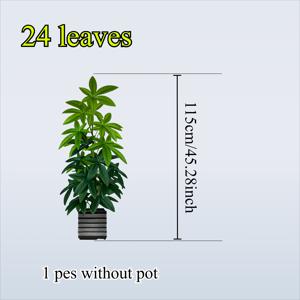 TEMU 1개 초대형 45.28인치 인공 야자수 - 리얼리스틱 나무, 관리/트리밍 필요 없음, 실내/실외 장식용, 홈, 오피스, 파티, 웨딩, 크리스마스, 할로윈, 추수감사절 - 대형 인조 식물 데코, 풍성한 녹색 덮개, 저유지관리 디자인, 휴일 쇼핑러