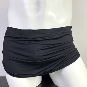 TEMU 남성용 탈착식 로우라이즈 아이스 Y 박서 브리프 쇼츠, 섹시한 언더팬츠, 캐주얼 단색 박서 브리프, 남성 속옷
