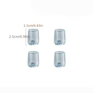TEMU 4개 세트 PVC 의자 다리 캡, 미끄럼 방지 및 가구 긁힘 및 소음을 보호하기 위해 설계, 11-22mm 직경의 의자 다리에 호환 가능