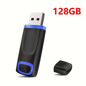 TEMU VANSUNY 256GB/128GB/64GB USB 스틱 USB 2.0 플래시 드라이브 캡 디자인 썸드 드라이브 블루