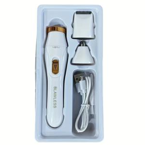 TEMU 여성 및 남성을 위한 전기 면도기 - USB 충전식 리튬 배터리, 장시간 무선 사용 가능, 컴팩트하고 휴대용 얼굴·몸통·비키니·턱라인 정리에 이상적인 미니 전동면도기, 가정 및 여행용, 세련된 디자인의 개인 관리 트리머