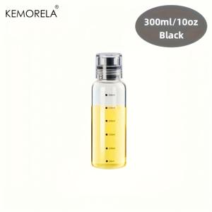 TEMU KEMORELA 등급 유리 오일 디스펜서 병, PVC 없음, 기계 세척 안전, 측정 기능 포함, 식용유, 간장, 꿀용 다용도 – 에어 프라이어, 샐러드, 튀김, 그릴 주방 가제트에 이상적|에어프라이어