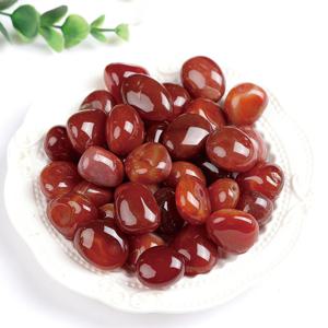 TEMU 스타일 천연 빨간 카네리안 연마된 돌, 50g/100g/230g 큰 입자, 홈 데코, 화분 액센트, 보석 액세서리, 천연 구멍, 균열 및 포함물이 포함된 (천연 광물 제품)