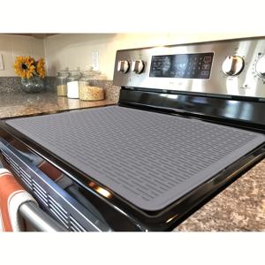 TEMU 1pc HeatGuard 실리콘 스토브 탑 커버 매트, 28