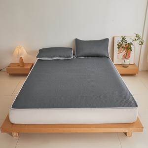 TEMU 1pc 와플 냉각 매트 - 베개 커버나 코어가 없는 단색, 편안하고 피부 친화적, 여름, 학생, 침실, 기숙사, 세탁 가능, 폴리에스터