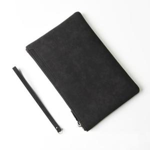TEMU 남성용 경량 럭셔리 비즈니스velop envelope 가방 - 수피, 대용량, 금색 톤 하드웨어, 캐주얼 및 전문 사용, 캐주얼 캐리올 | 세련된 블랙 가방 | 세련된 디자인, 소형 지갑