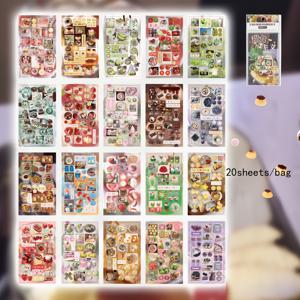 TEMU 20장 모멘트 플래시 시리즈 다이컷 스티커 - 크리에이티브 스크랩북, 핸드메이드 카드, 컵 프레임, 공예품, 오피스 용품, 플래너, 노트북, 폰 케이스 및 장식용 선물 아이템에 적합|카드스티커