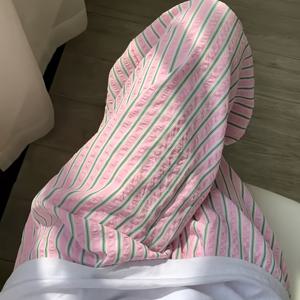 TEMU 여성용 Y2K 스타일 핑크색과 흰색 레그 팬츠 - 캐주얼한 루즈핏, 탄성 허리띠, 큰 포켓, 모든 계절의 편안함, 캐주얼한 착용|냉장고바지|바지