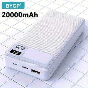 TEMU 1개 초고속 충전 모바일 파워 뱅크 10000mAh/20000mAh - 아이폰 PD 18W 및 QC3.0/22.5W에 적합, (USB-A/타입-C/MCCIO) 포트, LED 디스플레이 스크린, 야외 캠핑 비상 백업 배터리 팩|보조배터리|보조배터리20000