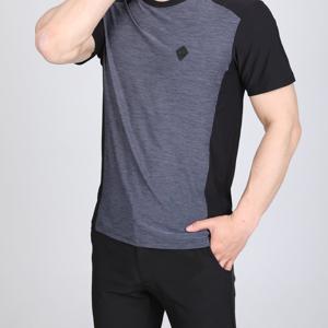 TEMU 남성 시원한 반팔 배색 라운드 티셔츠(SI31LT031M)바운스