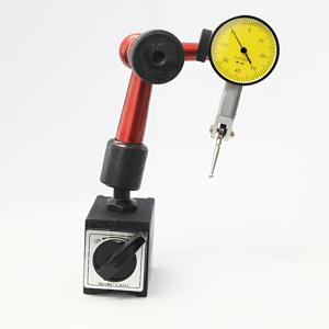 TEMU 12월 2023년 8월부터 2024년 7월까지의 미니 자석 베이스가 있는 0, 8mm 오렌지 레버 다이얼 게이지