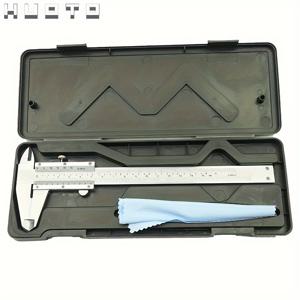 TEMU 6인치/150mm 정밀 디지털 캘리퍼, 듀얼 스케일, 탄소강, 산업 및 과학 측정 도구, 배터리 없음, 치수 측정을 위한 전문 금속 게이지
