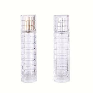 TEMU 2개 세트 골드 & 실버 30ml 투명 향수 스프레이, 미니 물병 디스펜서, 메이슨 자르 유리 스피레이 병, 리필 가능한 여행용 플라스틱 액체 분사기, 휴대용 빈 향수 용기