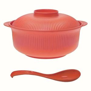 TEMU 휴대용 캐서롤 스타일 그릇 세트 (뚜껑 & 숟가락 포함) - 38oz/1100ml 용량 - 면, 밥, 수프, 간식 및 디저트에 적합 - 일본 라멘 볼로 기숙사, 집, 피크닉 및 야외 활동에 완벽